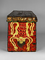 Chest with Scenes of Tantric Offerings, Polychrome wood with iron brackets, Tibet