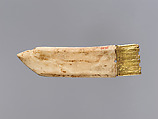 Ceremonial dagger-ax (Ge), Jade (nephrite) and gold, China