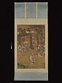 Remonstrating with the emperor, Liu Jun (Chinese, active ca. 1475–ca. 1505), Hanging scroll; ink and color on silk, China