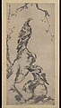 Two eagles, Bada Shanren (Zhu Da) (Chinese, 1626–1705), Hanging scroll; ink on paper, China