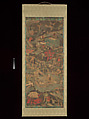 Scenes of the Buddhist Hell, Shōsai 松斎 (Japanese, active second half of the 19th century), Hanging scroll; ink and color on silk, Japan