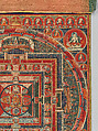 Mandala of Manjuvajra, Tantric Form of the Bodhisattva Manjushri, Distemper on cloth, Tibet