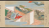 Illustrated Handscrolls of The Tale of Genji, Ryūjo (Tatsujo) (Japanese, active late 16th century), Five handscrolls; ink and color on paper (illustrations); ink on paper (texts), Japan