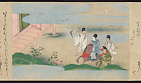 Illustrated Handscrolls of The Tale of Genji, Ryūjo (Tatsujo) (Japanese, active late 16th century), Five handscrolls; ink and color on paper (illustrations); ink on paper (texts), Japan