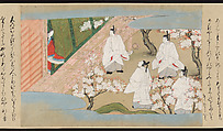 Illustrated Handscrolls of The Tale of Genji, Ryūjo (Tatsujo) (Japanese, active late 16th century), Five handscrolls; ink and color on paper (illustrations); ink on paper (texts), Japan
