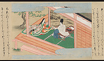 Illustrated Handscrolls of The Tale of Genji, Ryūjo (Tatsujo) (Japanese, active late 16th century), Five handscrolls; ink and color on paper (illustrations); ink on paper (texts), Japan