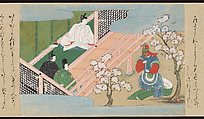 Illustrated Handscrolls of The Tale of Genji, Ryūjo (Tatsujo) (Japanese, active late 16th century), Five handscrolls; ink and color on paper (illustrations); ink on paper (texts), Japan