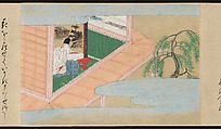 Illustrated Handscrolls of The Tale of Genji, Ryūjo (Tatsujo) (Japanese, active late 16th century), Five handscrolls; ink and color on paper (illustrations); ink on paper (texts), Japan