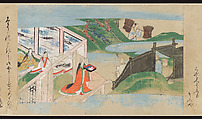Illustrated Handscrolls of The Tale of Genji, Ryūjo (Tatsujo) (Japanese, active late 16th century), Five handscrolls; ink and color on paper (illustrations); ink on paper (texts), Japan