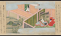 Illustrated Handscrolls of The Tale of Genji, Ryūjo (Tatsujo) (Japanese, active late 16th century), Five handscrolls; ink and color on paper (illustrations); ink on paper (texts), Japan