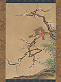Birds and Flowers, Traditionally attributed to Kano Motonobu (Japanese, 1477–1559), Set of three hanging scrolls; ink and color on paper, Japan