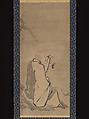 Priest Xianzi, Unkoku Tōgan (Japanese, 1547–1618), Hanging scroll; ink on silk, Japan