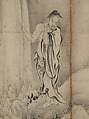 Chinese Sages, Attributed to Kano Sanraku (Japanese, 1559–1635), Pair of six-panel folding screens; ink on paper, Japan