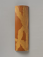 Wrist rest decorated with an ear of corn and snail, Jin Xiya (Chinese, 1890–1979), Bamboo carved in relief, China