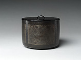 Freshwater Jar (Mizusashi), named Calmness (Nagomi), Uozumi Iraku III 三代魚住為楽 (Japanese, born 1937), Sahari alloy of copper, tin, and lead, Japan
