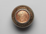 Wood-Grain Metal Vase, Tamagawa Norio 玉川宣夫 (Japanese, born 1942), Hammered silver, copper, and copper and gold alloy (shakudō), Japan