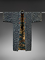 Fireman’s Jacket (Hikeshi-banten) with Chinese Warrior, Quilted cotton with tube-drawn paste-resist dyeing (tsutsugaki) with hand-painted details, Japan