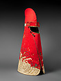 Daimyo Firefighter’s Ensemble (Kaji shōzoku) for Samurai Woman, Wool (rasha) with satin-weave silk appliqué and silk- and gold-thread embroidery, Japan