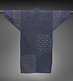 Fisherman’s Jacket (Donza) with Geometric Patterns, Cotton with quilting, Japan