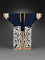 Ainu Coat (Kaparamip), Cotton, appliqué, and decorative stitches, Japan