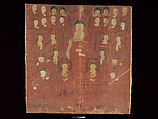 Vulture Peak Assembly, Unidentified artist, Unmounted; ink, gold, silver and white pigment on silk, Korea
