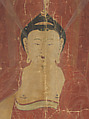 Vulture Peak Assembly, Unidentified artist, Unmounted; ink, gold, silver and white pigment on silk, Korea