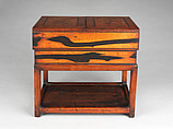 Inkstone cabinet, Persimmon wood, Korea