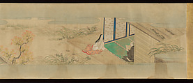 Tale of the Fox (Kitsune no sōshi), Unidentified painter and calligrapher, Handscroll: ink and color on paper, Japan