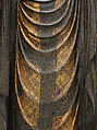 Jizō, Bodhisattva of the Earth Store (Kshitigarbha), Kaikei (Japanese, active 1183–1223), Lacquered Japanese cypress, color, gold, cut gold, and inlaid crystal, Japan