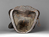 Fudō Myōō, the Immovable Wisdom King (Achala Vidyaraja), Kaikei (Japanese, active 1183–1223), Japanese cypress with lacquer, color, gold, cut gold leaf (kirikane), and inlaid crystal eyes, Japan