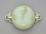Bowl with sacred lily, Jade (nephrite), China