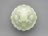 Covered bowl with ring handles, Jade (nephrite), China