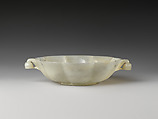 Bowl with lotus design, Jade (nephrite), China