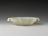 Bowl with lotus design, Jade (nephrite), China