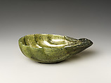Bowl in shape of a shell, Jade (nephrite), India