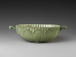 Bowl with floral design, Jade (nephrite), Turkey