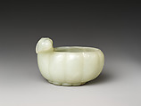 Bowl in the shape of a ram, Jade (nephrite), China