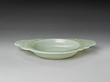 Dish with dragon handles, Jade (nephrite), China