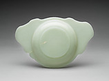 Dish with dragon handles, Jade (nephrite), China