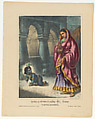 Yashoda and Gopal, Lithograph, printed in black and hand-coloring with watercolor and selectively applied glaze, West Bengal, Calcutta
