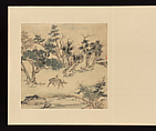 Paintings after old masters, Wu Long (Chinese, active late 17th–early 18th century), Album of fourteen leaves; ink and color on paper, China