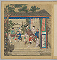Odes of the State of Bin: The Seventh Month, Fei Qinghu (Fei Zhaoyang) (Chinese, active late 18th--early 19th century), Album of twenty leaves; ink and color on silk, China