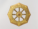 Wheel of the Buddhist Law (Rinpō), Gilt bronze, Japan