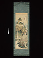 Three Friends of Winter, Tomioka Tessai (Japanese, 1836–1924), Hanging scroll; ink and color on silk, Japan