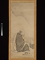 Monk Zhaozhou and Dog, with Geese and Mynah, Unkoku Tōeki (Japanese, 1591–1644), Set of three hanging scrolls; ink on paper, Japan