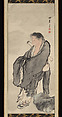 Hanshan and Shide, Yosa Buson (Japanese, 1716–1783), Diptych of hanging scrolls; ink and color on paper, Japan