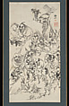 Demons and Monsters, Takai Kōzan 高井鴻山 (Japanese, 1806–1883), Hanging scroll;, Japan