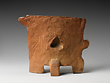 Work (Mask), Isamu Noguchi 野口勇 (American, Los Angeles, California 1904–1988 New York), Unglazed Bizen stoneware, Japan, Imbe