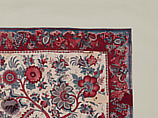 Palampore, Cotton (painted resist and mordant, dyed), India (Coromandel Coast), for the Sri Lankan market