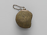 Vessel in the form of a Mango, Silver and fabric, India (Mughal)